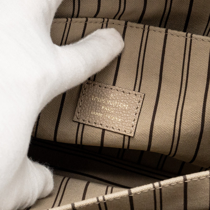Louis Vuitton Pochette Metis Monogram Empreinte Tourterelle GHW