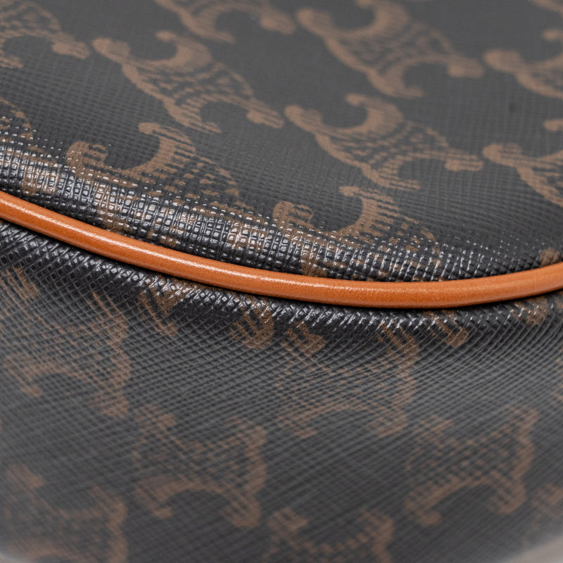 Celine Ava Bag Triomphe canvas / Calfskin tan GHW