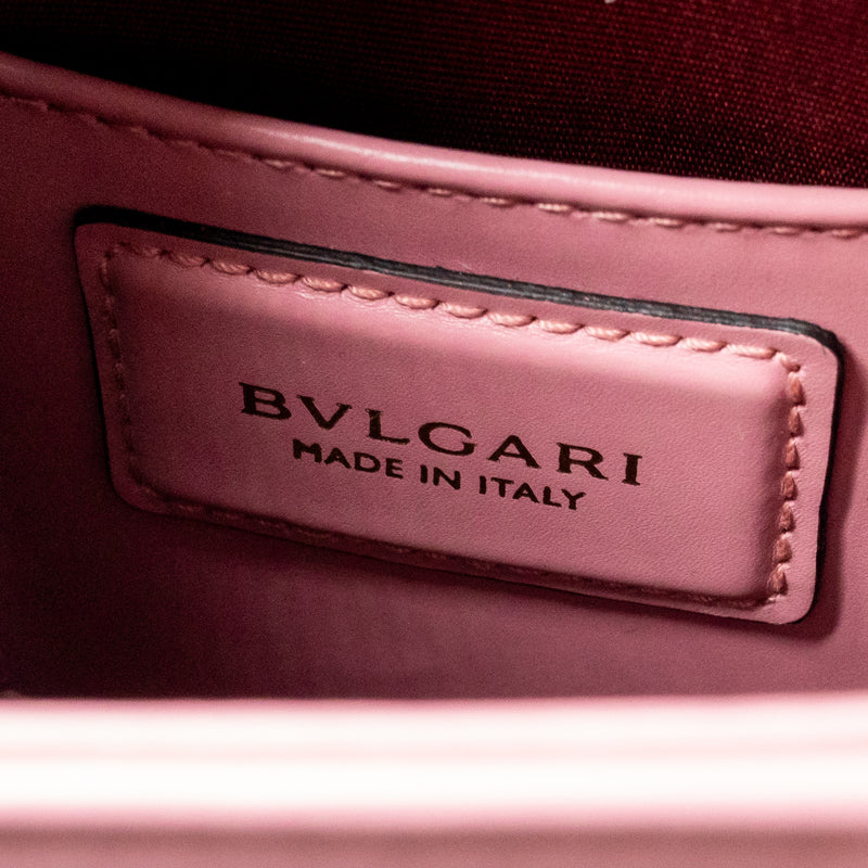 Bvlgari Serpenti forever crossbody bag calfskin pink LGHW