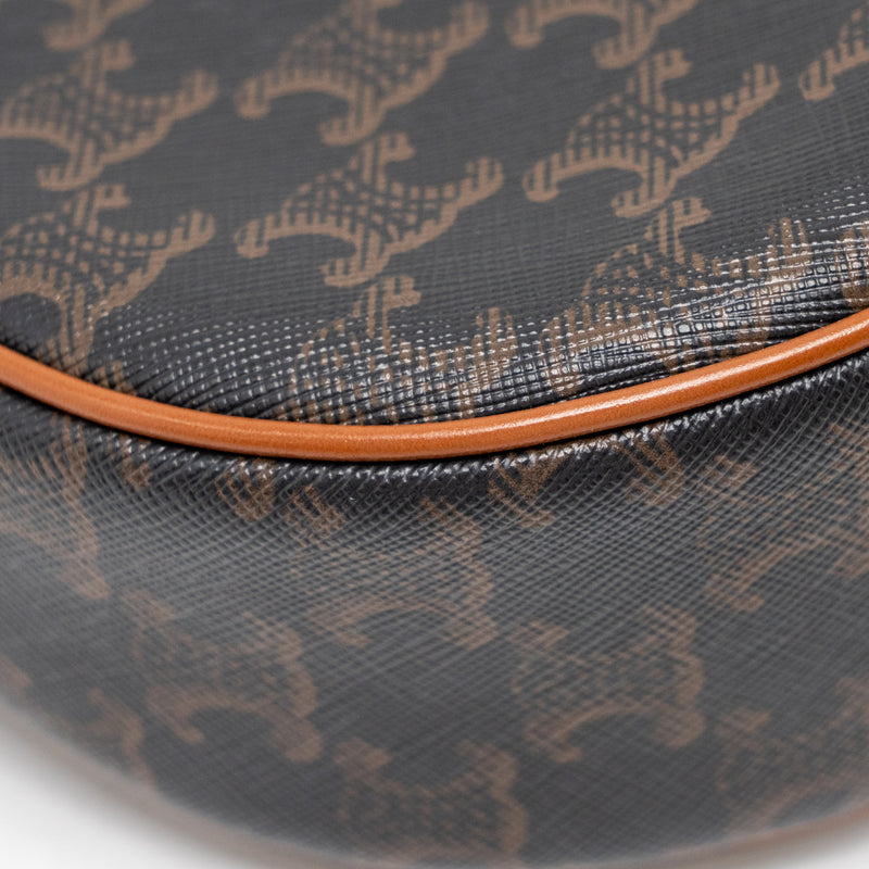 Celine Ava Bag Triomphe canvas / Calfskin tan GHW