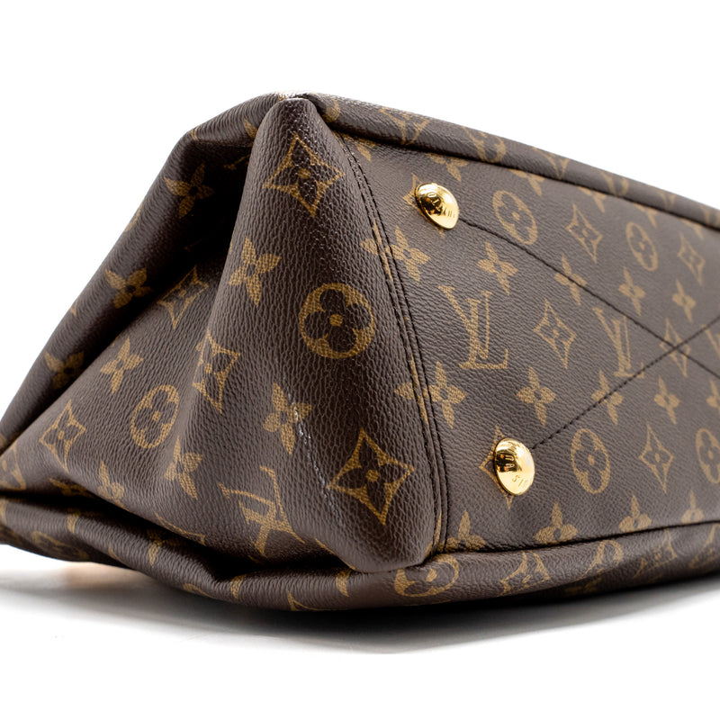 Louis Vuitton Pallas Dune tote bag monogram canvas / beige GHW