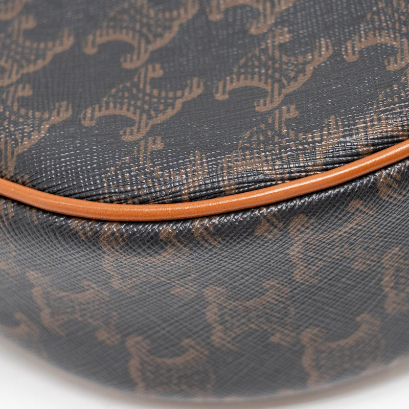 Celine Ava Bag Triomphe canvas / Calfskin tan GHW