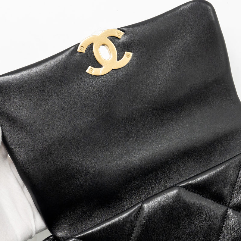 Chanel Small 19 BAG Lambskin Black Multicolour Hardware (Microchip)