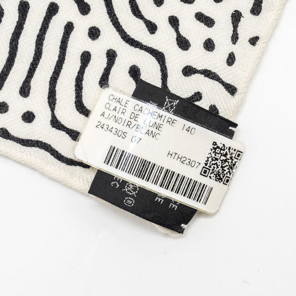 Hermes 140cm Clair De Lune Scarf Cashmere/Silk Multicolour