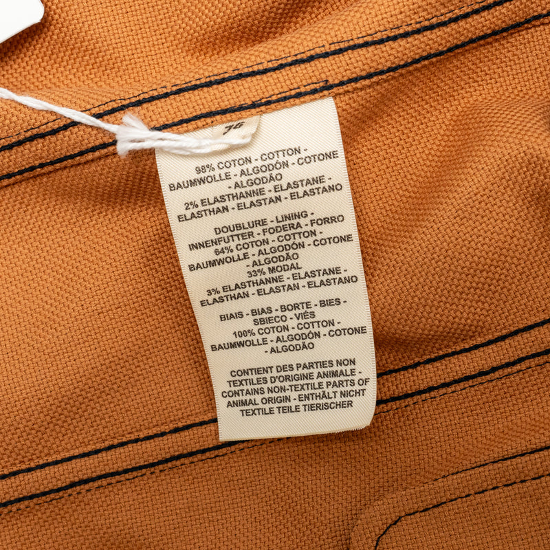 Hermes Size 36 Chaine d’Ancre Denim Jacket Cotton/Elastane Bleu Gabier SHW