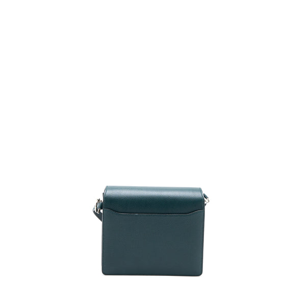 Hermes Mini Roulis Evercolour Vert Cypress SHW Stamp C