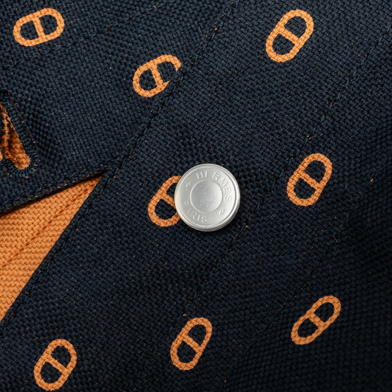Hermes Size 36 Chaine d’Ancre Denim Jacket Cotton/Elastane Bleu Gabier SHW