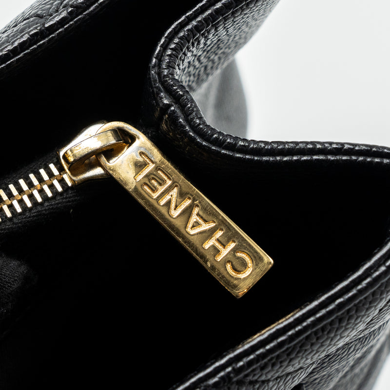 Chanel Grand Shopping Tote Caviar Black GHW