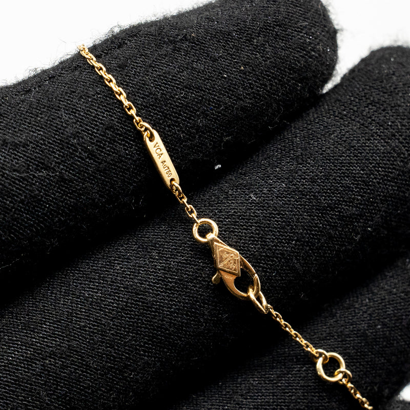 Van Cleef & Arpels Sweet Butterflies Bracelet Yellow Gold, Mother-of-pearl