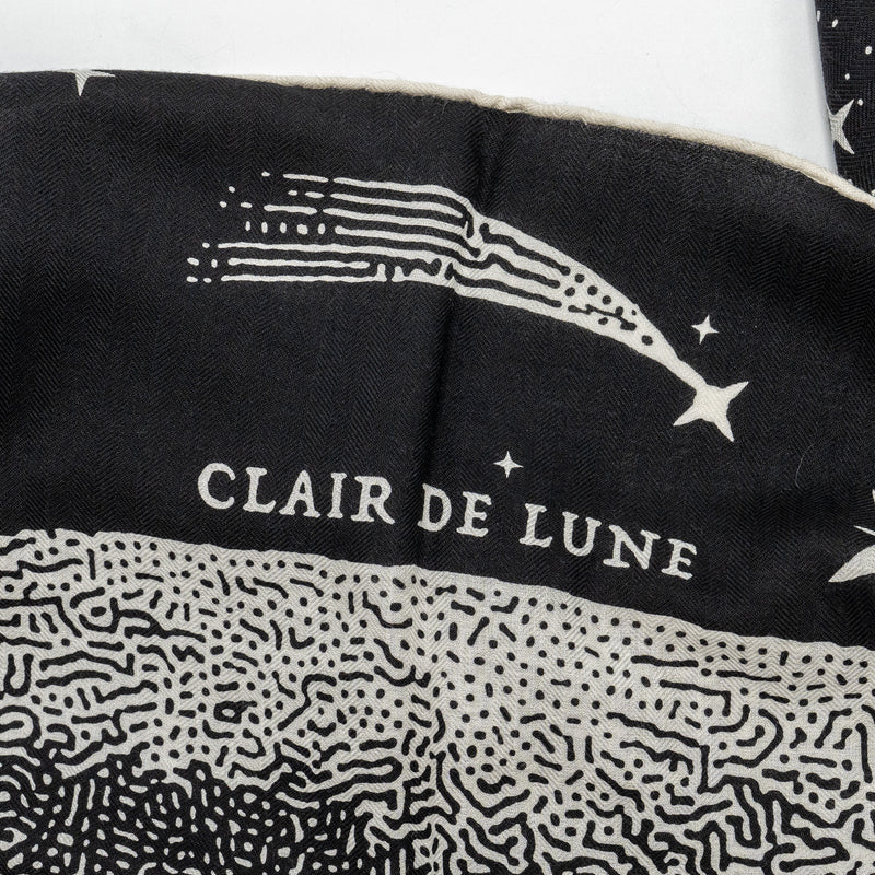 Hermes 140cm Clair De Lune Scarf Cashmere/Silk Multicolour
