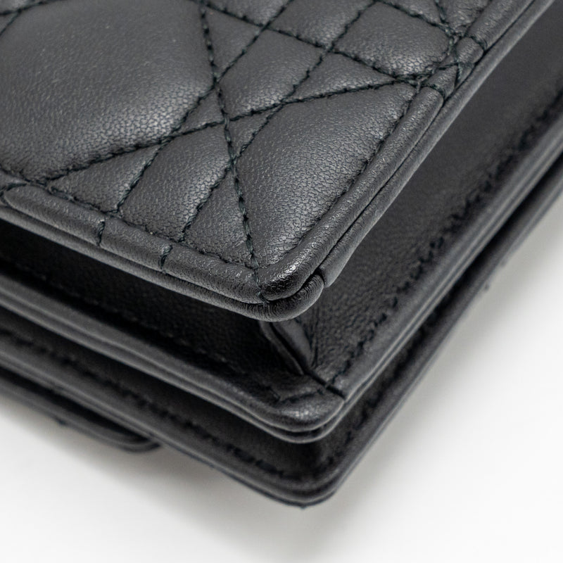Dior My Dior Mini Bag Cannage Lambskin Black LGHW