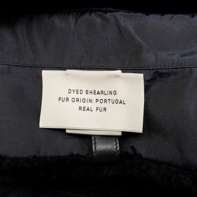 Hermes Size 34 Long Trench Coat Polyamide Black