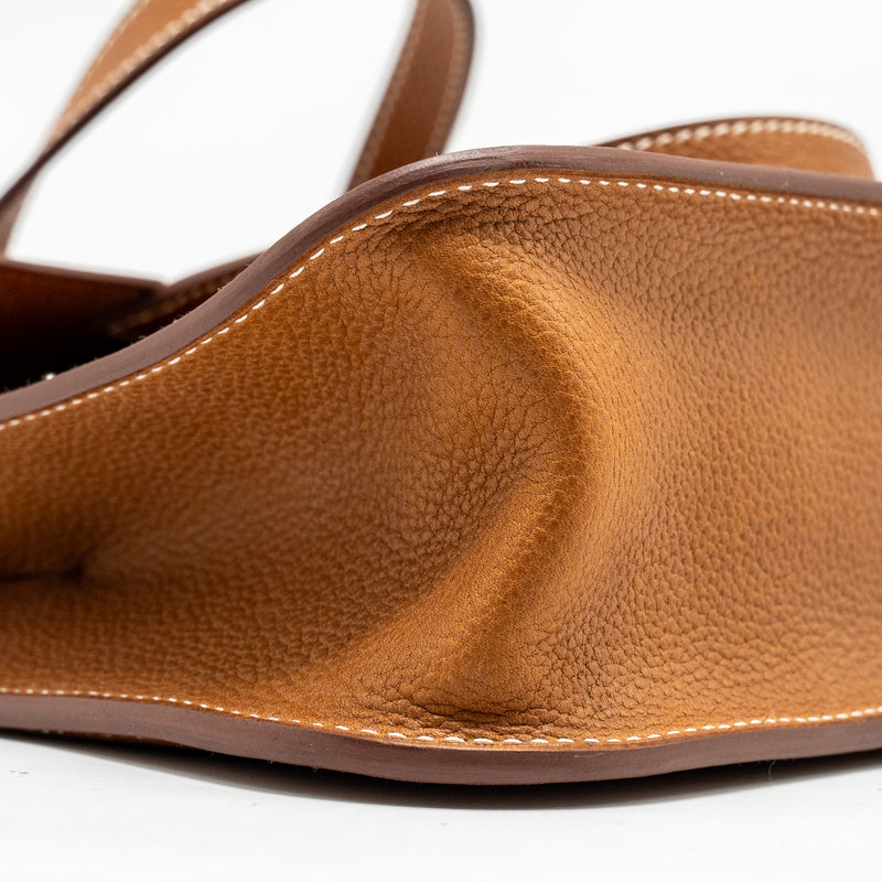 Hermes Halzan 25 Barenia Faubourg Fauve GHW Stamp B