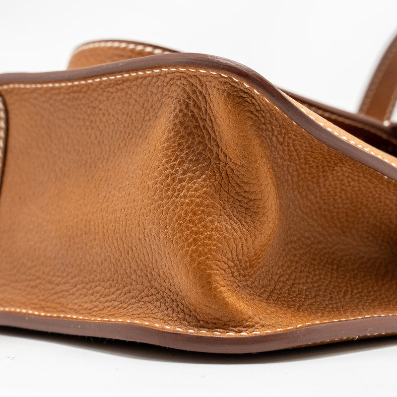 Hermes Halzan 25 Barenia Faubourg Fauve GHW Stamp B