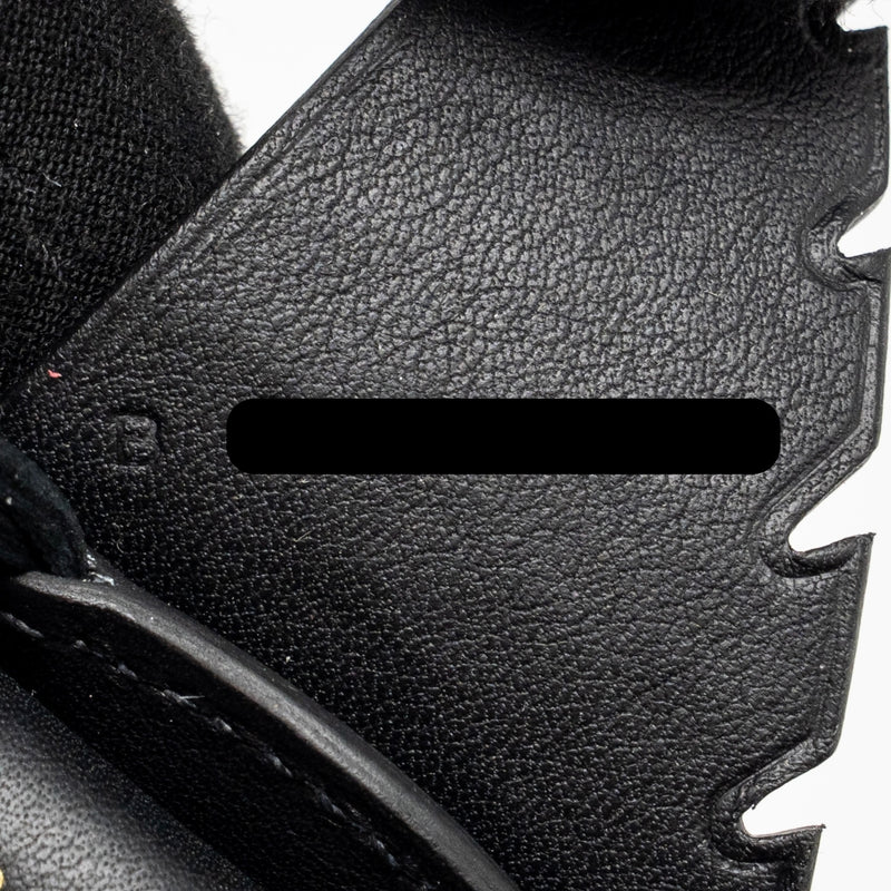 Hermes Birdy touch charm black LGHW stamp B