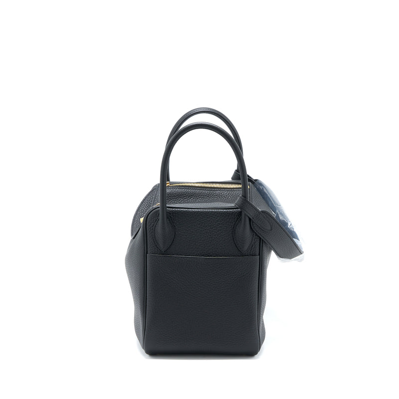 Hermes Lindy 30 Clemence Black GHW Stamp U