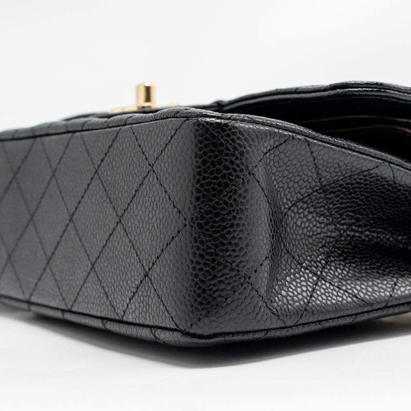 Chanel Small Classic Double Flap Bag Caviar Black GHW (microchip)