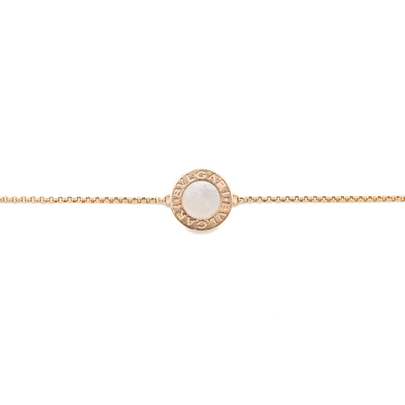 Bvlgari Size SM Bvlgari Bracelet Rose Gold/Mother of Pearl