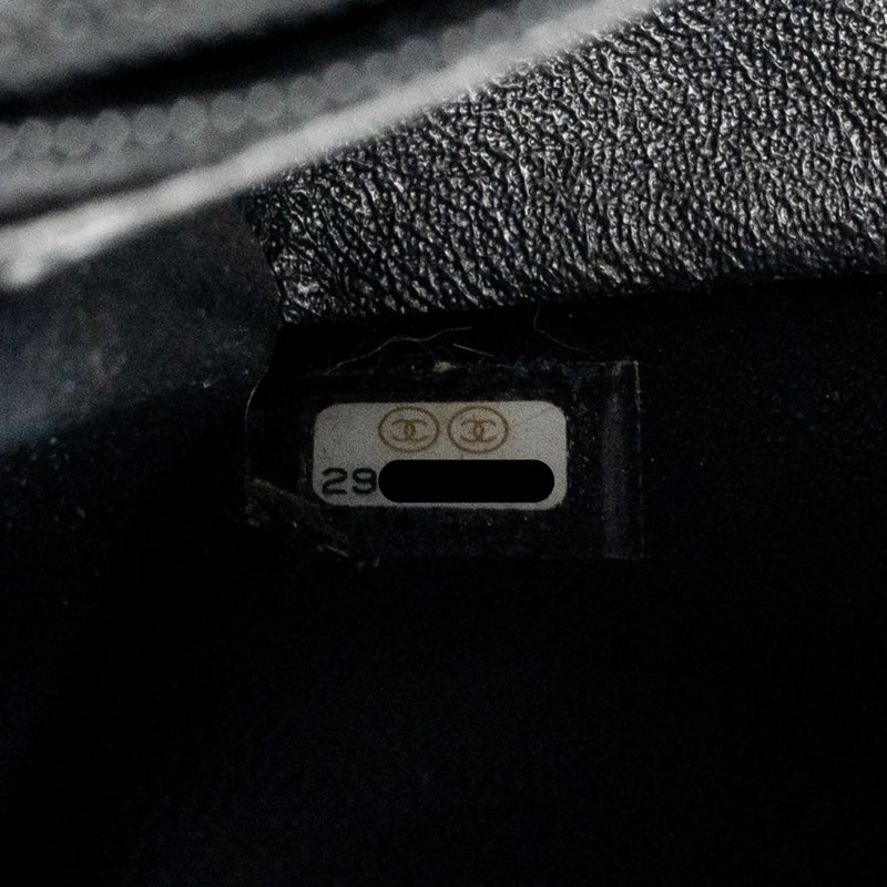 Chanel Mini Rectangular Flap Bag Lambskin Black SHW