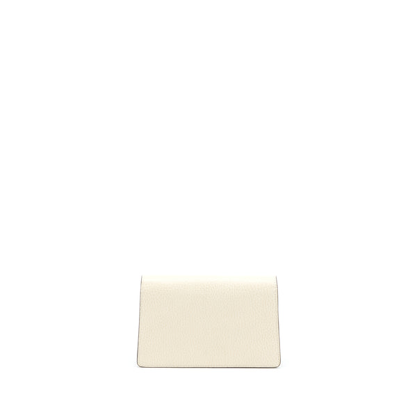 Gucci Super Mini Dionysus Calfskin White Ruthenium Hardware