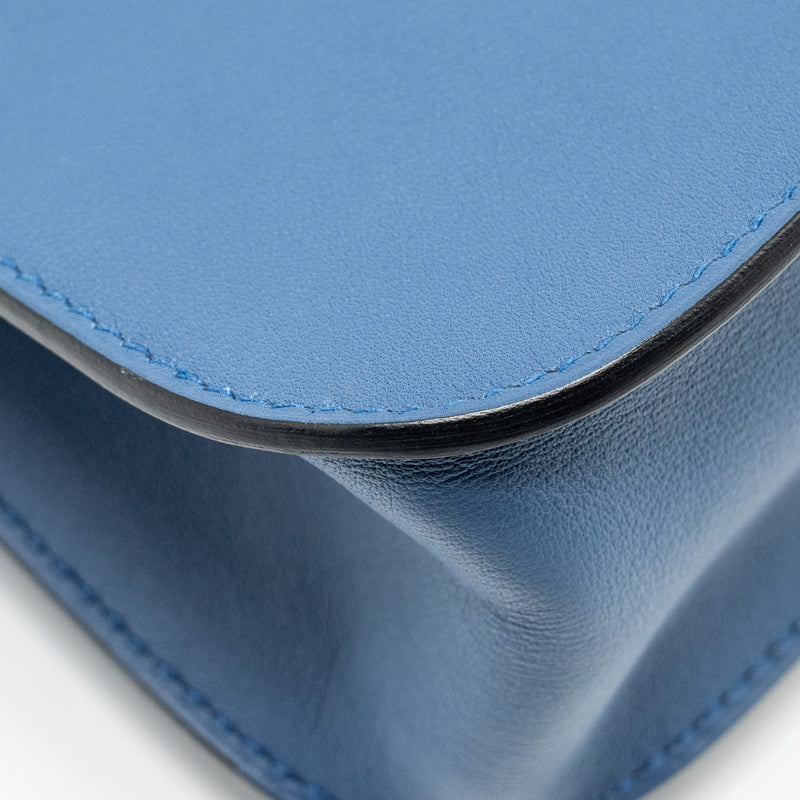 Hermes Mini Halzan 22 Swift Blue Agate SHW stamp A