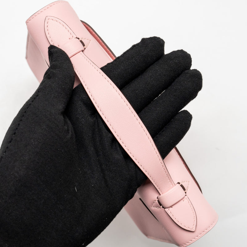 Hermes Kelly Pochette Swift Rose Sakura SHW Stamp D