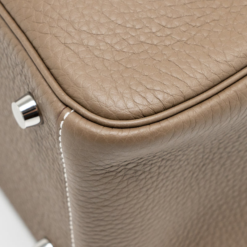Hermes Lindy 26 Clemence Etoupe SHW Stamp U