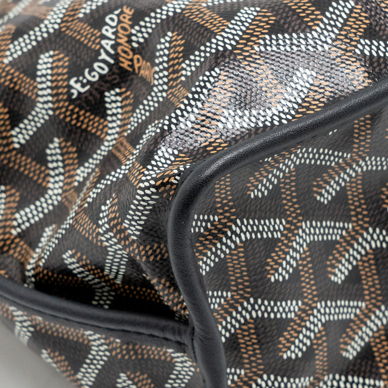 Goyard Mini Anjou Tote Goyardline Canvas/Leather Black SHW