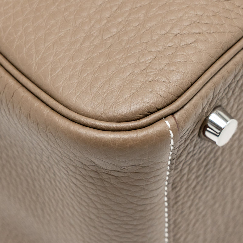 Hermes Lindy 26 Clemence Etoupe SHW Stamp U