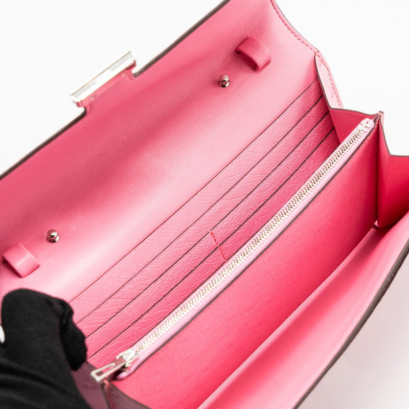 Hermes Constance to go ostrich bubblegum pink SHW Stamp U