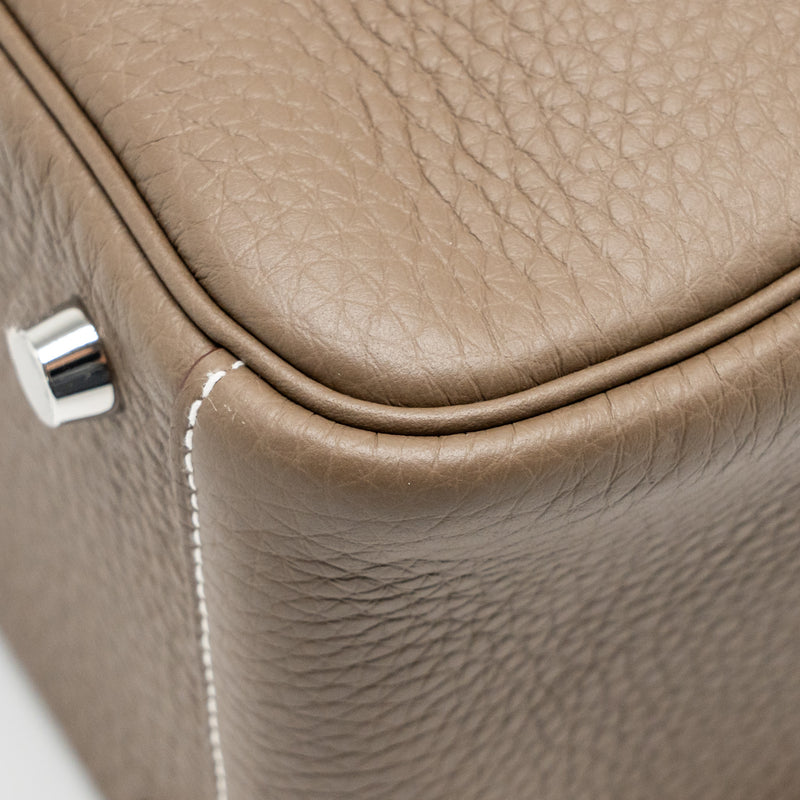 Hermes Lindy 26 Clemence Etoupe SHW Stamp U