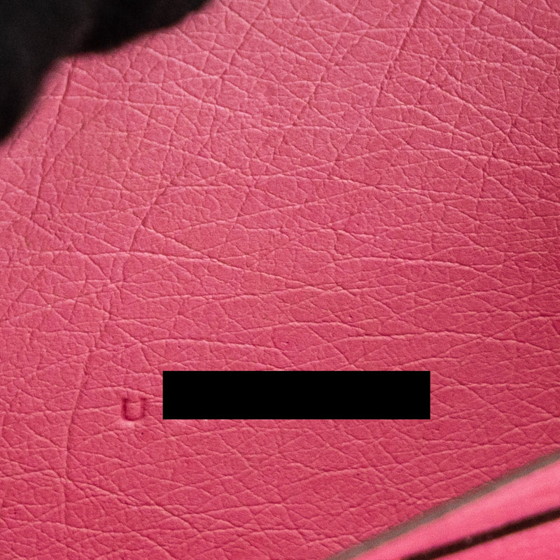 Hermes Constance to go ostrich bubblegum pink SHW Stamp U