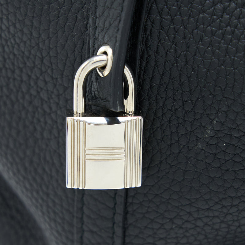 Hermes Picotin 22 Lock Bag Clemence Black SHW Stamp D