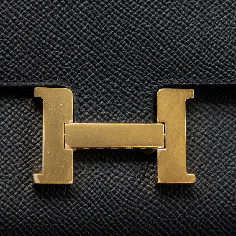 Hermes Constance To Go epsom black GHW stamp B