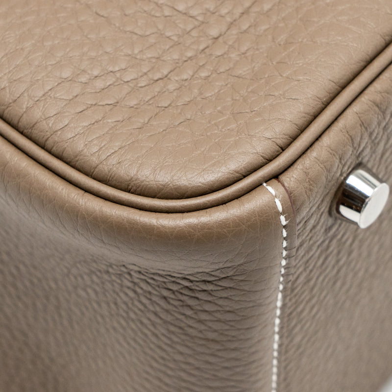 Hermes Lindy 26 Clemence Etoupe SHW Stamp U
