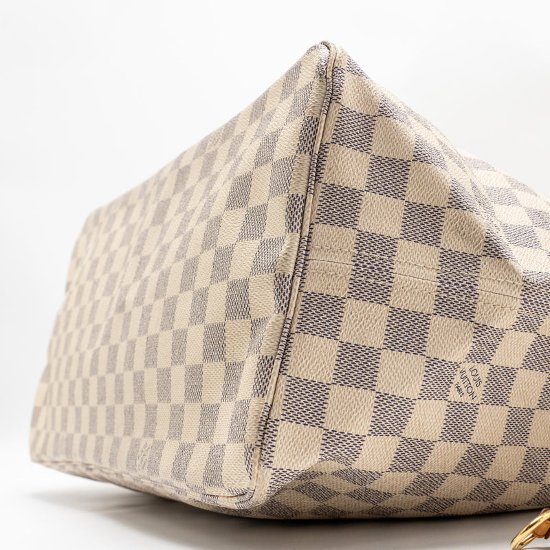 Louis Vuitton Neverfull GM Damier AZUR Canvas GHW