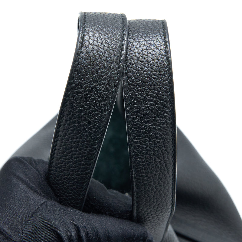 Hermes Picotin 22 Lock Bag Clemence Black SHW Stamp D