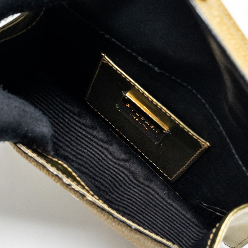 Bvlgari Serpenti Forever Crossbody Bag Stingray Leather Gold LGHW