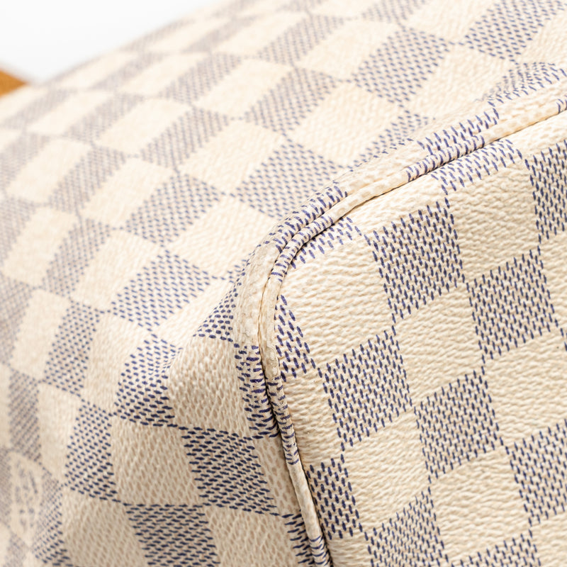 Louis Vuitton Neverfull GM Damier AZUR Canvas GHW
