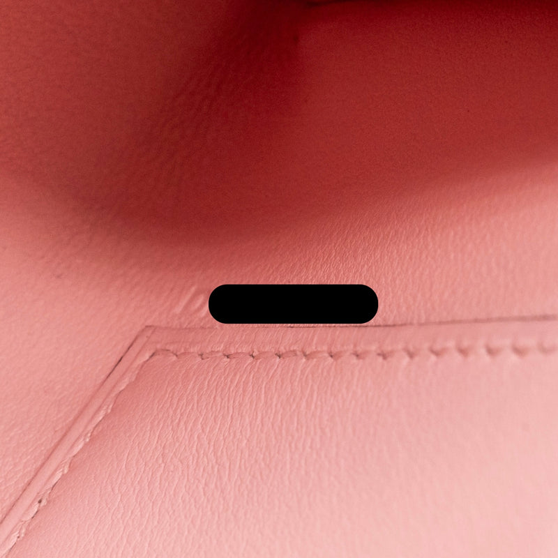 Hermes Kelly Pochette Swift Rose Sakura SHW Stamp D