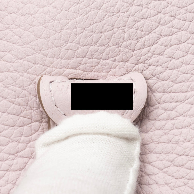 Hermes Mini Evelyne Clemence Mauve Pale SHW Stamp W
