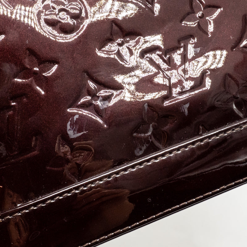 Louis Vuitton Alma BB Patent Leather Amatante GHW