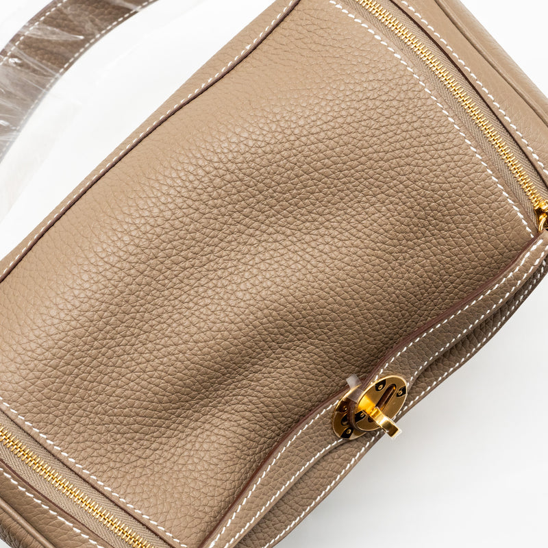 Hermes Lindy 26 Clemence Etoupe GHW Stamp B