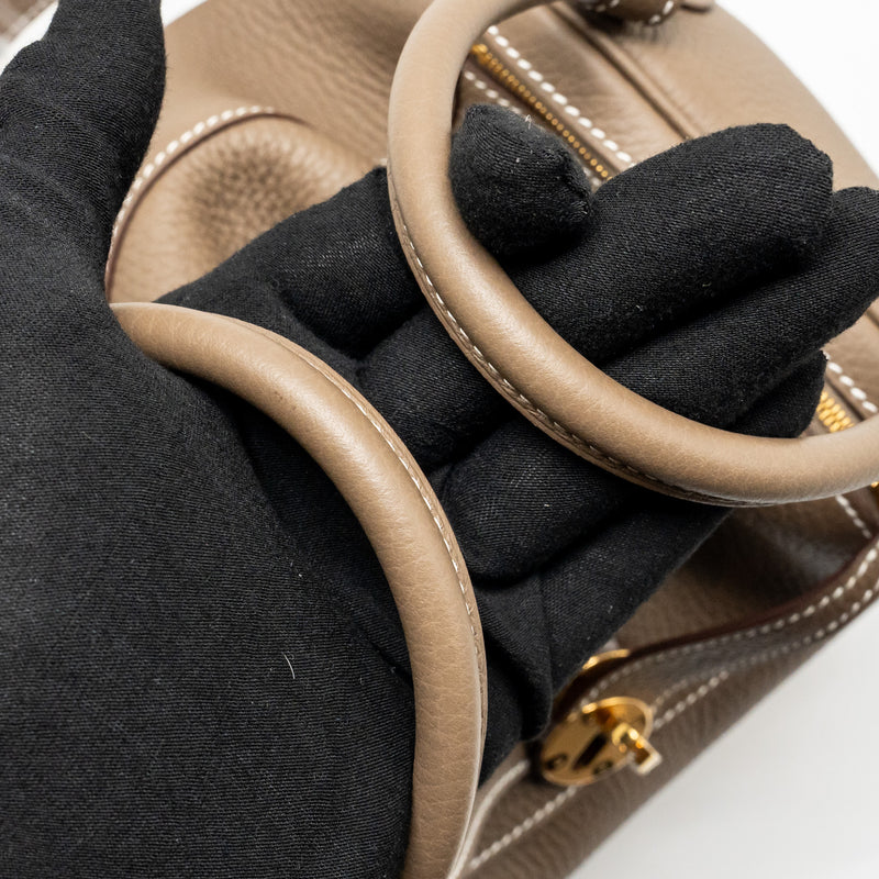 Hermes Lindy 26 Clemence Etoupe GHW Stamp B