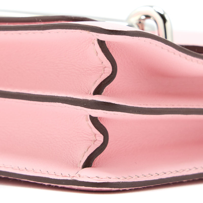 Hermes Mini Roulis Swift 3Q Rose Sakura SHW Stamp Z