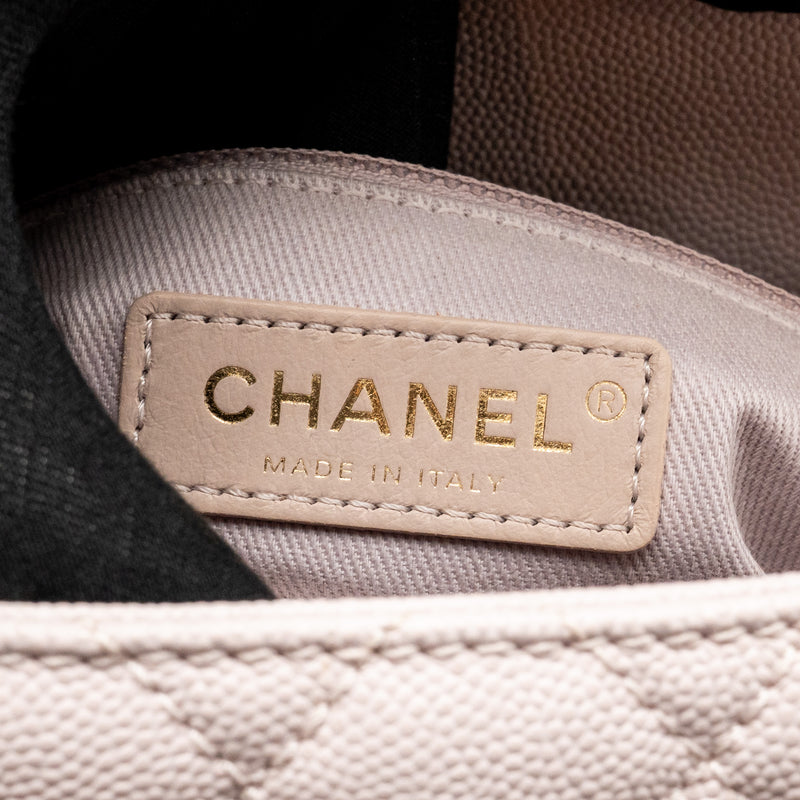Chanel Small Coco handle caviar light pink LGHW