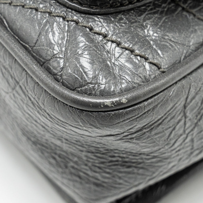 Saint Laurent Niki Baby calfskin grey SHW