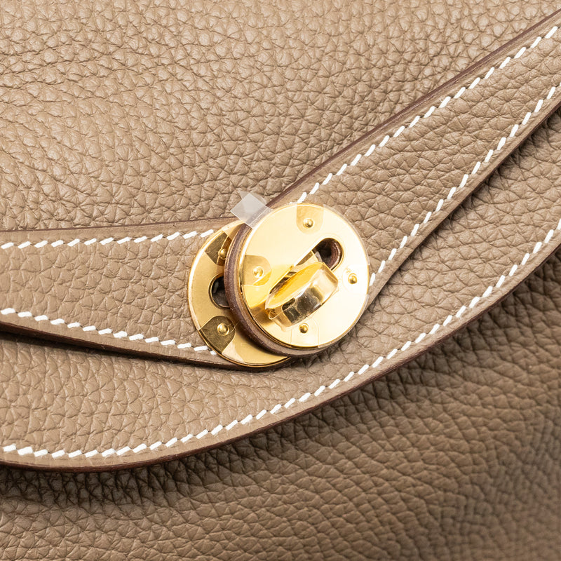 Hermes Lindy 26 Clemence Etoupe GHW Stamp B