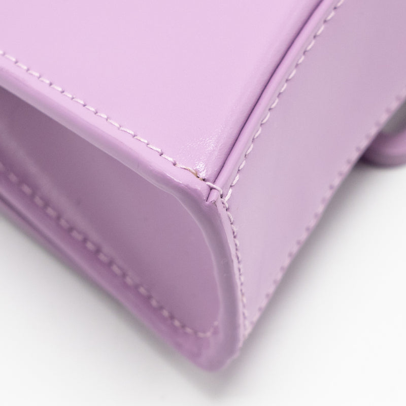 Balenciaga Mini Hourglass Bag Calfskin Light Purple SHW