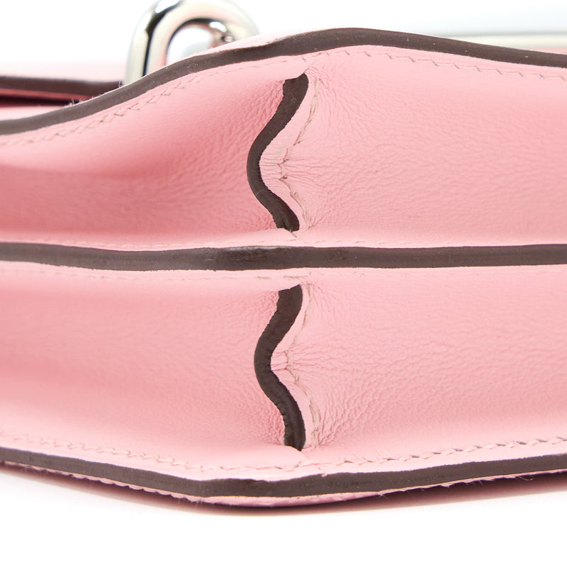 Hermes Mini Roulis Swift 3Q Rose Sakura SHW Stamp Z